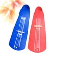 thumbnail image 3 of Miangastore 1 Set 2Pcs Foot Sizer Foot Ruler Feet Measure Device Shoe Sizer Foot Width Length Measuring Device Shoe Size Measure Gauge For Adults Kids Buying Shoes (Red Blue), 3 of 9