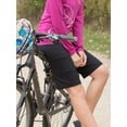 thumbnail image 4 of Terry Bike Shorts Women Padded Chamois, Liberty Cycling Shorts for Women With Padding, 13" Long Relaxed Fit Bicycle Clothes, 4 of 6