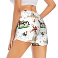 thumbnail image 3 of Bixox Women's Cute Farm pattern 2 in 1 Running Shorts - Lightweight Athletic Workout Gym Yoga Shorts Liner with Pockets - Medium, 3 of 5