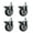 4 Swivel - Posi Lock Brakes  - Gray, variant on 6 Inch Thermoplastic Rubber 10MM Threaded Stem Caster with Brake