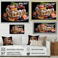 thumbnail image 4 of Designart "Mmmmmmm Tropical Fruits Cake" Food & Beverage Wall Art Print, 4 of 5