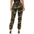thumbnail image 5 of IROINNID Reduced Women's Cargo Pants Denim Button Zipper High Waist Pockets Jean Camouflage Long Pants,Multicolor, 5 of 9