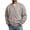 Brown, variant on Men's Faux Suede Bomber Jacket Fall Spring Casual Full Zip Baseball Collar Ribbed Trim Loose‑Fit Jackets