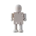 thumbnail image 1 of Figurines d'Action en Bois Robot Block Mignon 3 Pack, 1 of 1