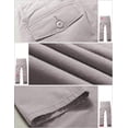 thumbnail image 5 of Pantalones Cargo Match para Hombre, Corte Recto y Holgado, Color Albaricoque Oscuro, 5 of 5
