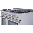 thumbnail image 5 of Thor Kitchen 48 Inch 6 Burner Gas Range Double Oven, Stainless Steel, 5 of 12