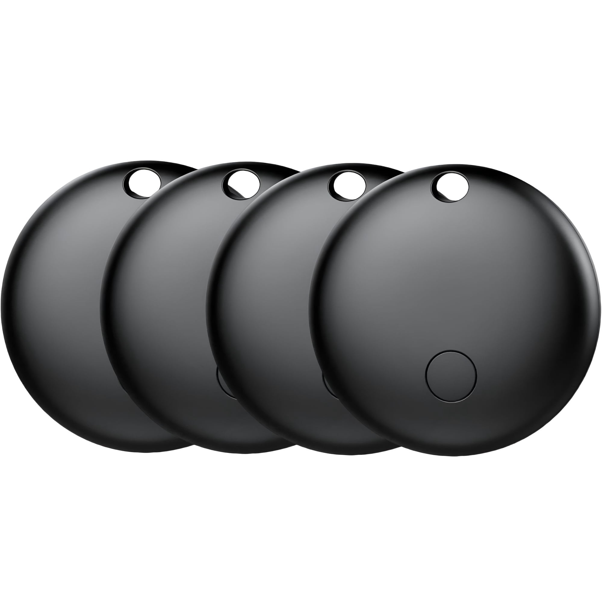 VORALYN Wireless Tracking Device,Item Finder And Key Locator,Smart Tag for Vehicle/Luggage/Wallet,No Monthly Fees Black 4 Pack