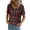Wine01, variant on Dwralegc Womens Short Sleeve Tunic Blouse V Neck Button Down Shirts Business Dressy Casual Outfits Work Summer Spring Solid Color Short Sleeve Top Green 2XL