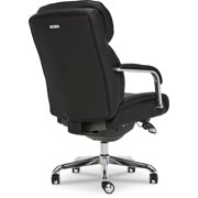La-Z-Boy Sutherland Office Chair with Padded Arms Jet Black