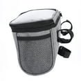 thumbnail image 2 of Bolsa para manillar de bicicleta, bolsa duradera para bicicleta delantera, bolsa delantera para bicicleta, muy recomendable, 2 of 8