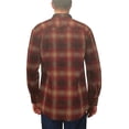 thumbnail image 2 of Pendleton Men's Mason Shirt (Tan Brown Red Brick Ombre Plaid, X-Large), 2 of 2