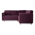 thumbnail image 4 of Sala Esquinera Makora de Velvet Morado Modelo Kravitz, 4 of 8