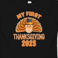 thumbnail image 4 of Inktastic Cute Turkey My First Thanksgiving 2025 Boys or Girls Baby T-Shirt, 4 of 5
