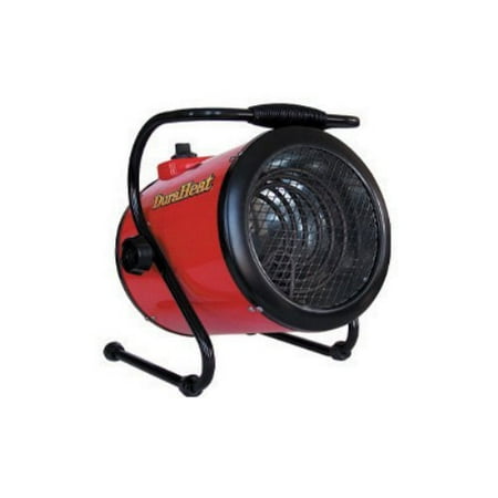 Duraheat Electric 240 Volt 400 Watts Tubular Red Portable Forced Air Heater (EUH1240)