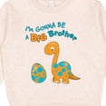 thumbnail image 3 of Inktastic I'm Gonna Be a Big Brother Dino Toddler Sweatshirt, 3 of 4
