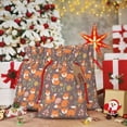 thumbnail image 6 of Honeii Cute Little Fox Print Small Burlap Bags,Christmas Drawstring Treat Bags Gift Bags Reusable Candy Goodie Wrapping Bags for Holiday Party Favors Supplies -Small, 6 of 9