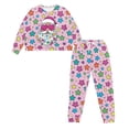 thumbnail image 2 of Tutolipy Christmas Sleepwear for Women Santa Claus Star Printed Pajama Comfy Sleepwear Casual 2 Piece Pjs Set for Home, 2XL, 2 of 7