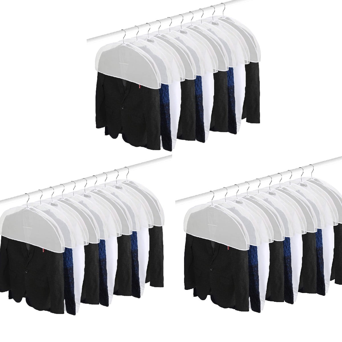 Shoulder Covers Set of 30, TRIANU Garment Protectors Keep Your Suits