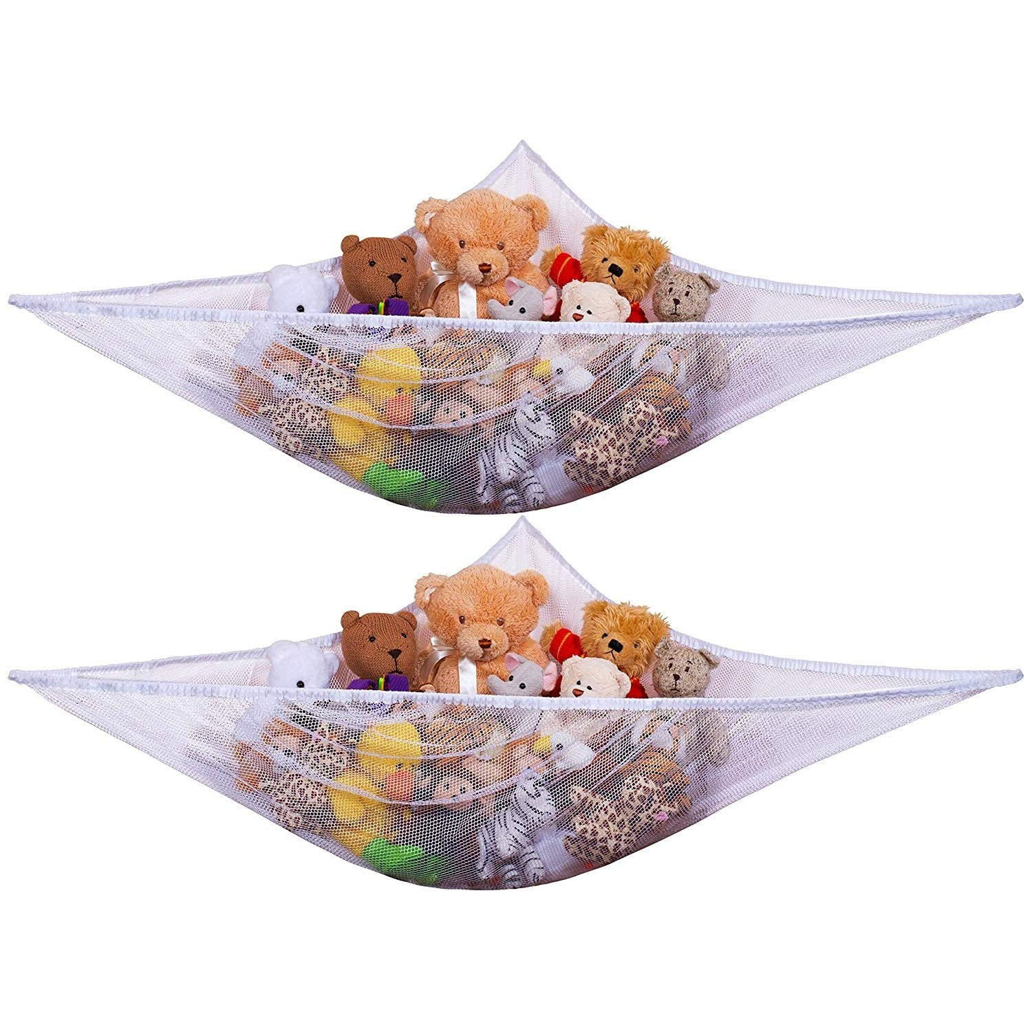 URBAN KIT Stuffed Animal Storage Hammock(2 Pack) | Stuffed Animals Storage | Toy Organization