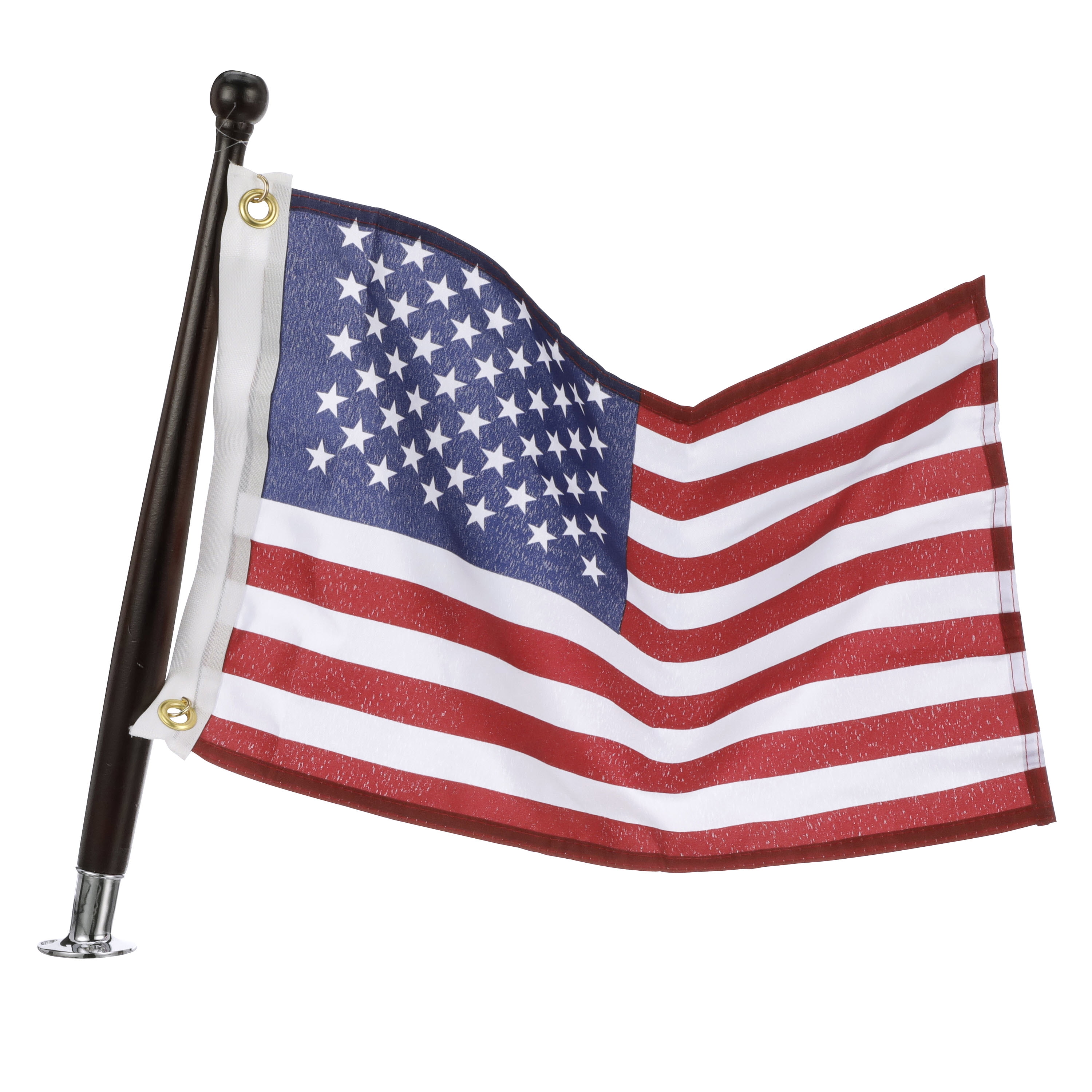 12 Inch x 18 Inch Nylon United States American Flag for Boats