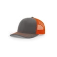 thumbnail image 1 of Gorra de béisbol Richardson 112 Trucker OSFA Carbón/Naranja, 1 of 3