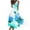 Blue B, variant on Women's Maxi Dress Casual Boho Print Spring Summer Sundress V Neck Sleeveless Formal Evening Gown for Prom Red