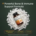 thumbnail image 3 of NatureBell Vitamin D3 K2 - 240 Softgels - 5,000 IU Vitamin D3 & 100mcg Vitamin K2 MK-7 - With Virgin Coconut Oil - Bone, Heart & Immune Health Support - Duo-Ack Formula - 240 Servings, 3 of 8