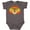 Charcoal Grey, variant on Inktastic Thanksgiving Pilgrim Turkey Holiday Boys or Girls Baby Bodysuit