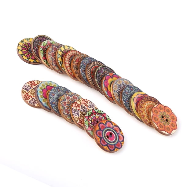 Lot De 30 Boutons DIY 60 Mm – Sans Machine, Pour Photos, Vêtements, Accessoires, Activités Créatives