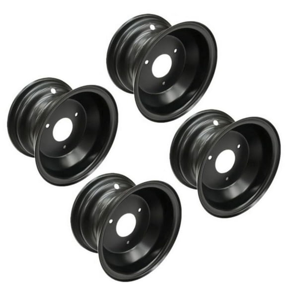 Set of 4 YC Yier 7" ATV Rim Wheel 3 Bolt Taotao Coolster ATV QUAD Buggy Go Kart 110cc 125cc 16x8-7 Tire 78mm Space