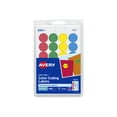 thumbnail image 1 of Avery Print or Write Round Color Coding Labels - Removable adhesive - assorted colors - 0.7 in round 1008 pcs. labels, 1 of 2