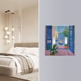 thumbnail image 4 of Yayeee Toggle Light Switch Wall Plate 2-Gang 4.56"x4.48" Decorative Outlet Cover, Purple Window, 4 of 7