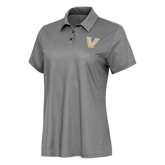 Women's Antigua White/Black Vanderbilt Commodores Rings Polo