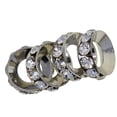 thumbnail image 3 of 20pcs Rondelle Spacer Beads 7mm Large Hole Rhinestone Metal Beads For, 3 of 8