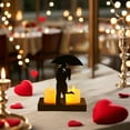thumbnail image 3 of Heart Shape Metal Candlestick Holder, Romantic Candle Holder for Wedding Proposal Anniversary Dinner Table Centerpiece(D), 3 of 6