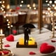thumbnail image 5 of Candelabro de metal en forma de corazón | Lámpara de vela de metal negro | Decoración romántica para aniversarios | Adorno para pedida de mano y confesión de matrimonio | Regalo de recuerdo para, 5 of 6
