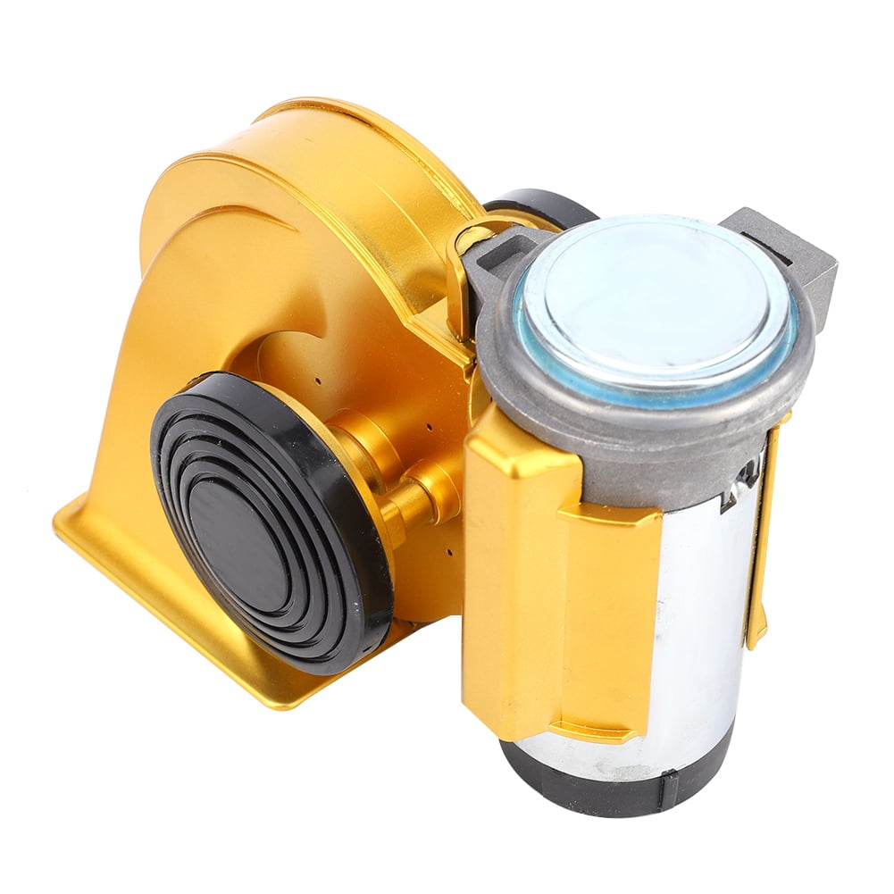 Agatige Loud Horn,12V Snail Compact Super Loud Air Horn DualTone