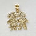 thumbnail image 3 of 14K Yellow Gold Boy and Girl Pendant, 3 of 4