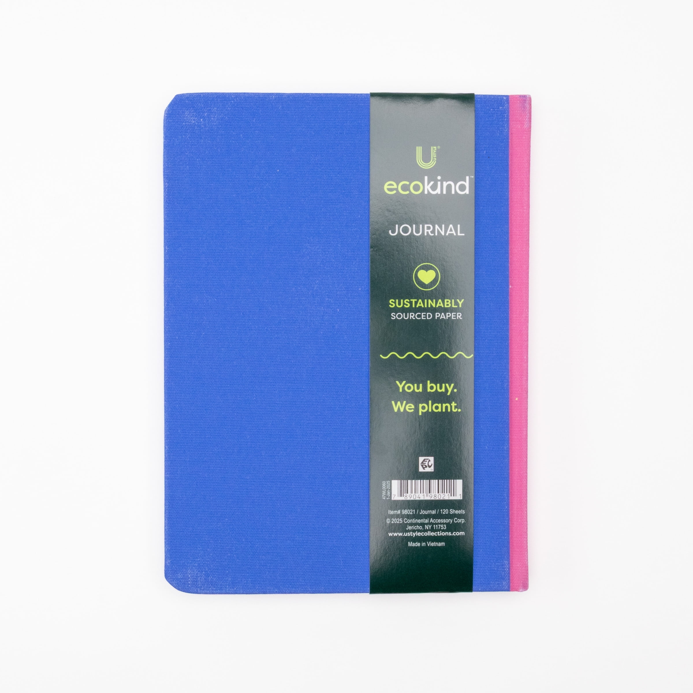 Ecokind by U Style Balloon Dog Patch Casebound Journal, 6" x 8.25", 120 Sheets