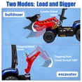 thumbnail image 3 of iYofe 12V Kids Ride on Excavator Digger Toy Cars, JCB Battery Powered Electric Tractor with Remote Control, Ride on Construction Truck w/ Shovel, Loader and Digger for 3-5 Boys Girls, Red, 3 of 8