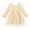 Beige, variant on Younger Tree Baby Girl Tutu Dress Toddler Fall Long Sleeve Square Neck Bowknot Princess Birthday Party Dresses for 3-4T