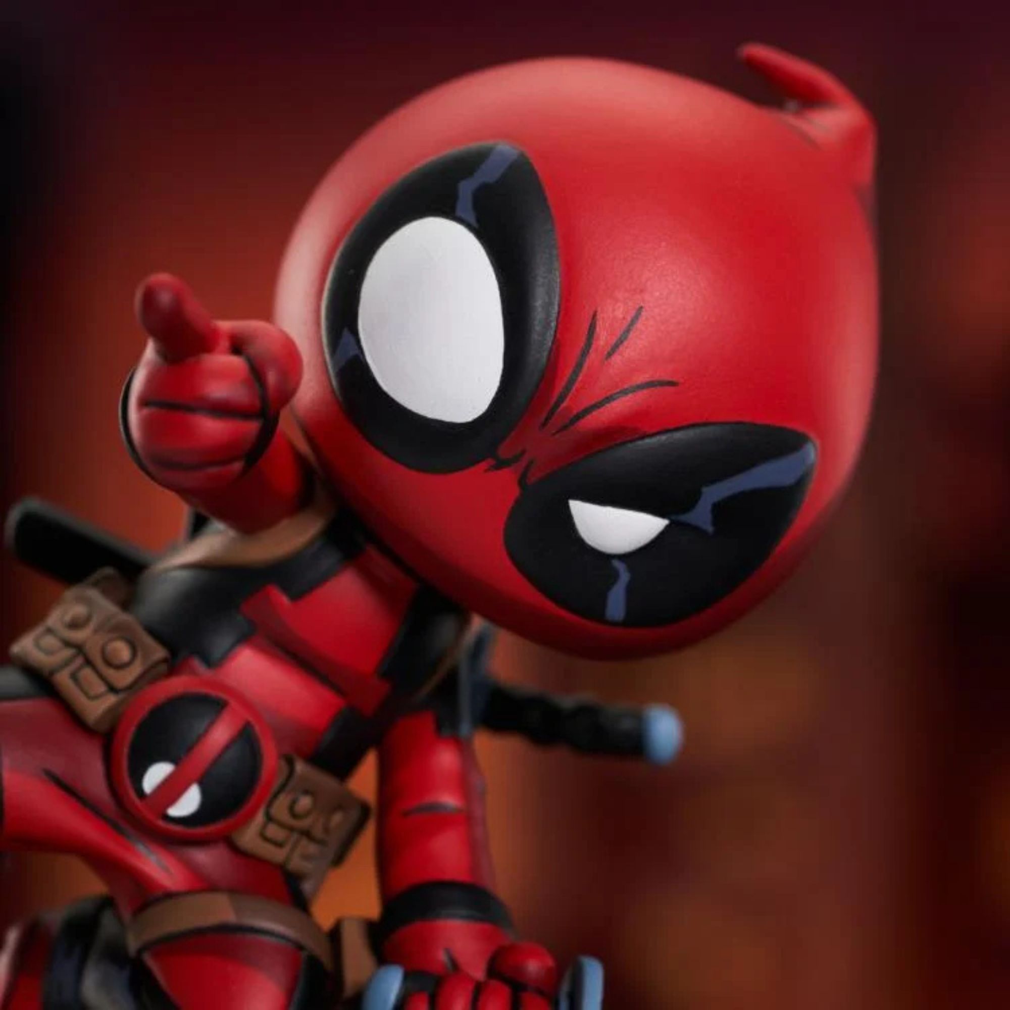 Marvel Animated Series: Deadpool Jumping Statue