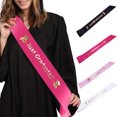 thumbnail image 4 of LCXmlly Graduated Satin Graduation Shoulder Strap Waterproof Lightfast Nonfading Tearresistant Hot Stamping Ribbon, 4 of 6