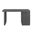 thumbnail image 2 of Weisro Writing Desk with Cabinet (Slatted) in Gray Oak Finish, 2 of 3