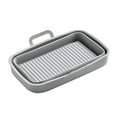 thumbnail image 1 of Wweixi Friteuse Plateau Cuisson Plaque Cuisson Fournitures Chauffage-Résistance Taille Compacte Surface Lisse Lavable Multicolore Gadget de Cuisine Gris, 1 of 6