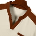 thumbnail image 6 of Awdenio Mens Tshirts Short Sleeve Casual Fashion Tee Shirts Color Block Slim Fit Golf Shirt with Pocket, 6 of 9