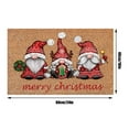 thumbnail image 3 of POINTERTECK 1PCS Christmas Decoration Doormat Farmhouse Happy Doormat Christmas Doormat Slip Autumn Indoor Floor Mat Low Profile Entrance Rug Autumn Holiday Mat Christmas Non Slip Visual, 3 of 5