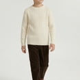 thumbnail image 3 of GigrtiJin Knit Sweaters for Boys Girls Fall Winter Long Sleeve Sweaters Kids Round Neck Pullover Sweaters 0-13 Years, 3 of 7