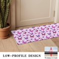 thumbnail image 3 of Pink Butterfly Purple Wing Pattern Door Rugs,Washable Non Slip Door Mats Indoor,Decorative Door Mats,Entry Mat Indoor for Entrance,Bedroom,Kitchen,Bathroom,16"x47", 3 of 6