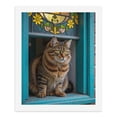 thumbnail image 5 of Paint By Numbers Kit for Adults Beginner - Cat Window Stained Glass Flowers DIY Canvas Painting Kits for Adults, Frameless Paint By Number for Adults for Home Wall Decor 16x20 Inch, 5 of 7